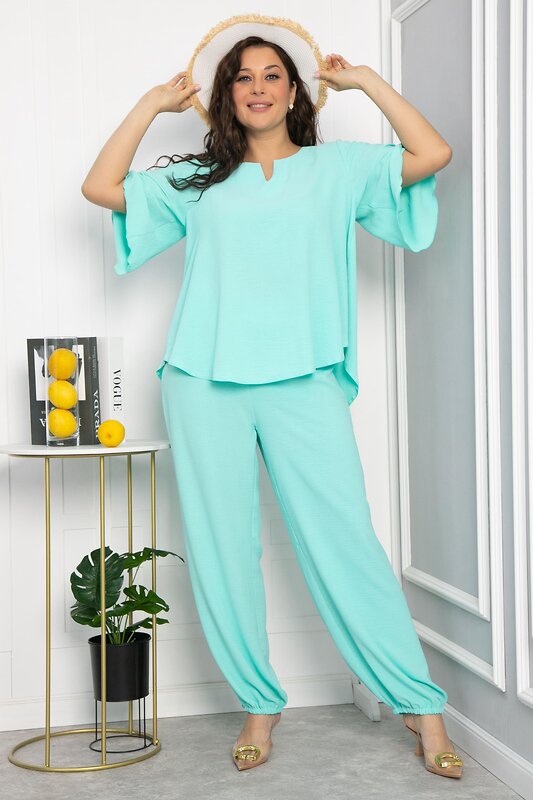 LT Collection Костюм 540724 К13715-15М бирюзовый