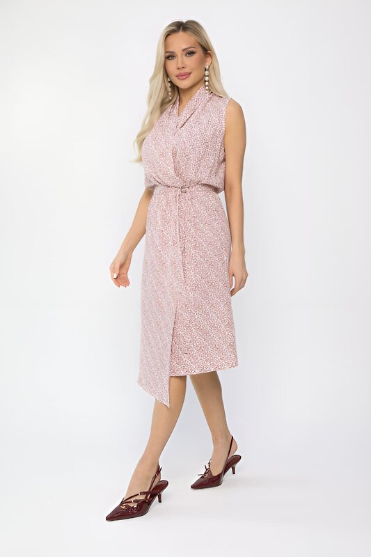 LT Collection Платье 540729 П13737-35М розово-коричневый