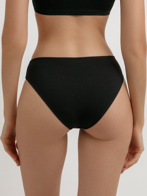 Conte elegant Трусы 540981 BASIC COLLECTION LB 5007 (коробочка) black