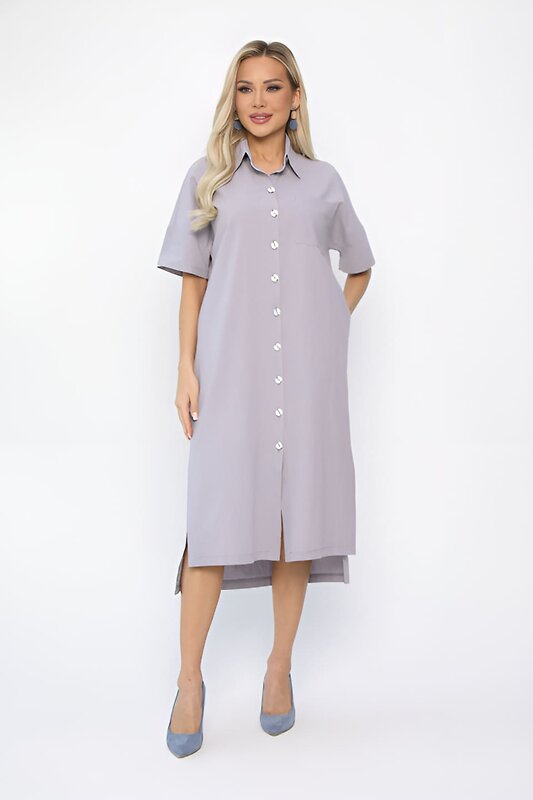 LT Collection Платье 541034 П13655-18М серый