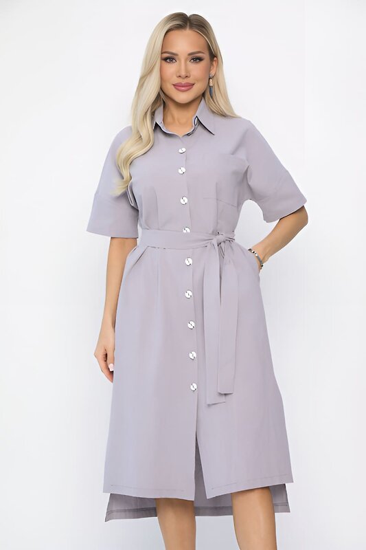 LT Collection Платье 541034 П13655-18М серый