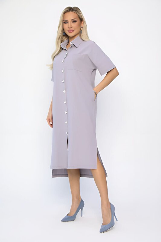 LT Collection Платье 541034 П13655-18М серый