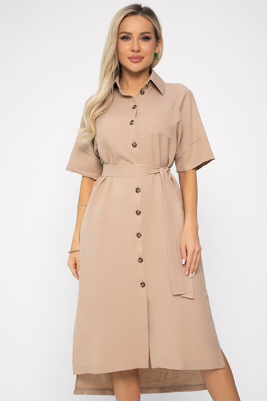 LT Collection Платье 541036 П13656-18М бежевый