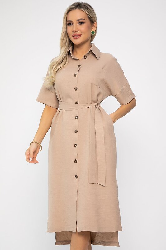 LT Collection Платье 541036 П13656-18М бежевый