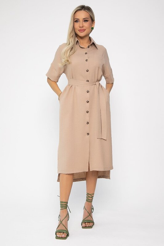 LT Collection Платье 541036 П13656-18М бежевый