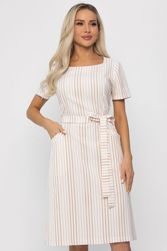 LT Collection Платье 541047 П13752-19М молочно-бежевый