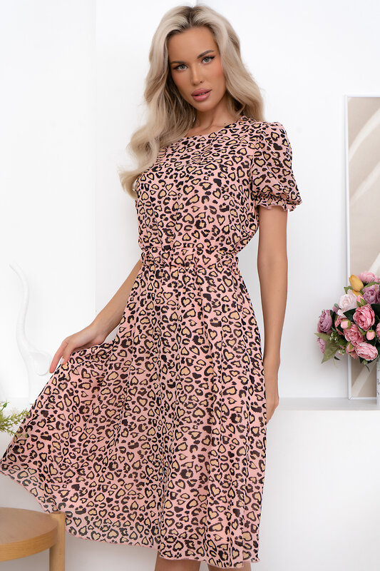 Open-style Платье 541192 6823 розово-черное