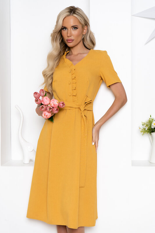 Open-style Платье 541205 6819 горчичный