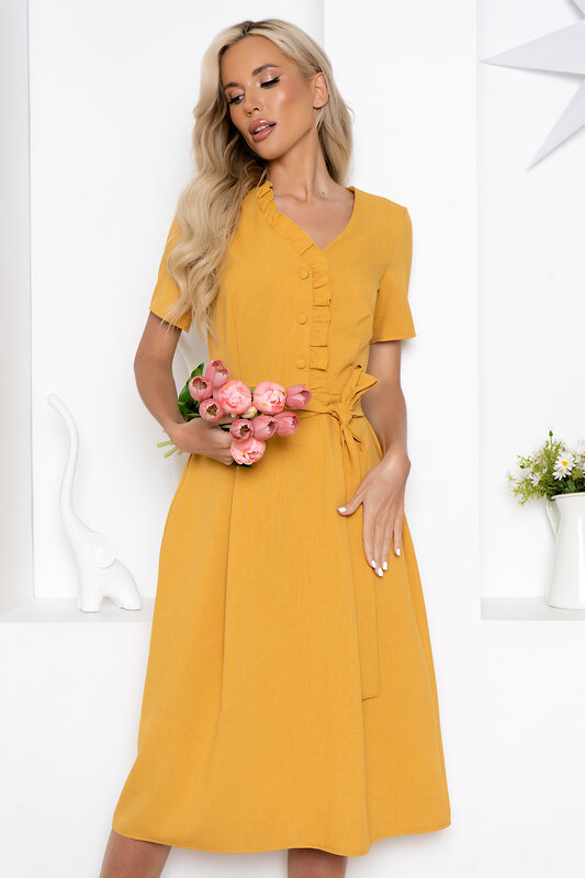 Open-style Платье 541205 6819 горчичный