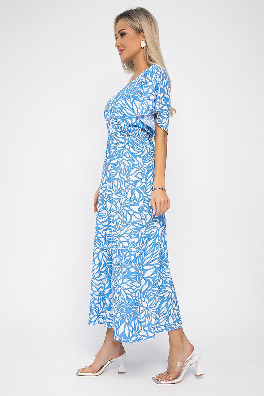 LT Collection Платье 541897 П13728-7М голубой
