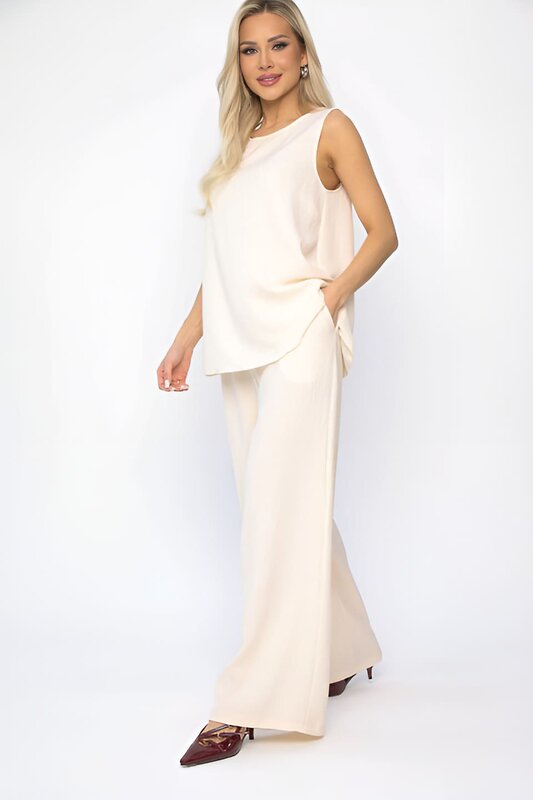 LT Collection Костюм 541898 К13731-12М молочный