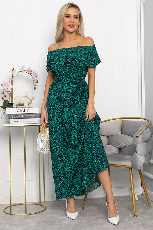 LT Collection Платье 541899 П13759-12М зеленый
