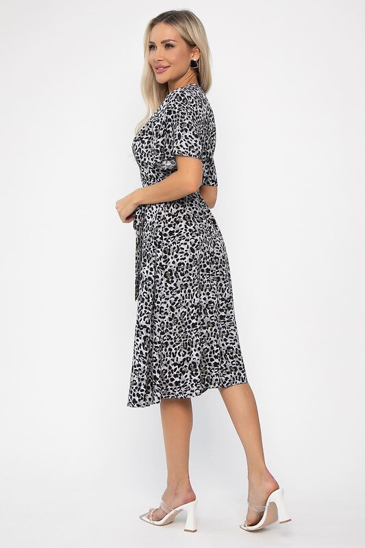 LT Collection Платье 541908 П13798-35М серо-черный