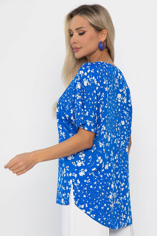LT Collection Блуза 541916 Б13813-16М синий