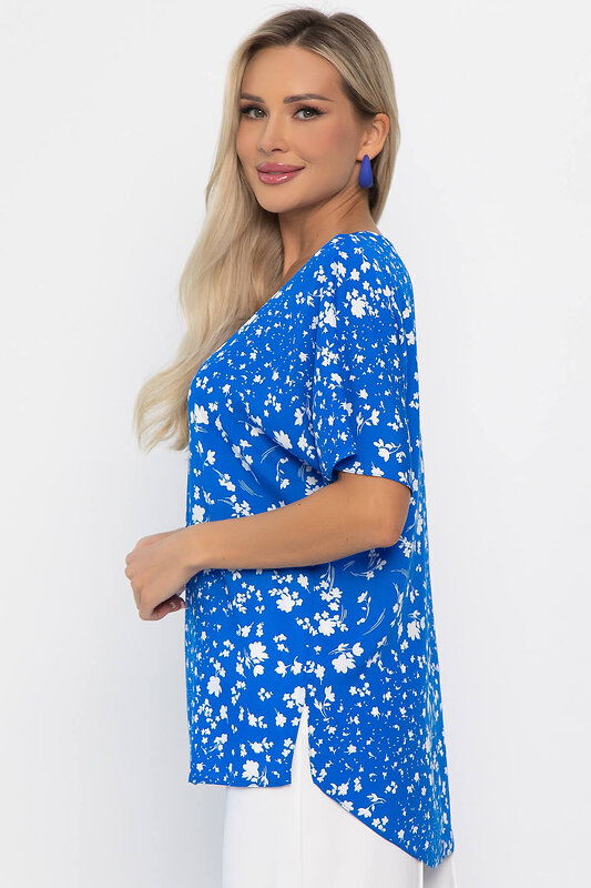 LT Collection Блуза 541916 Б13813-16М синий