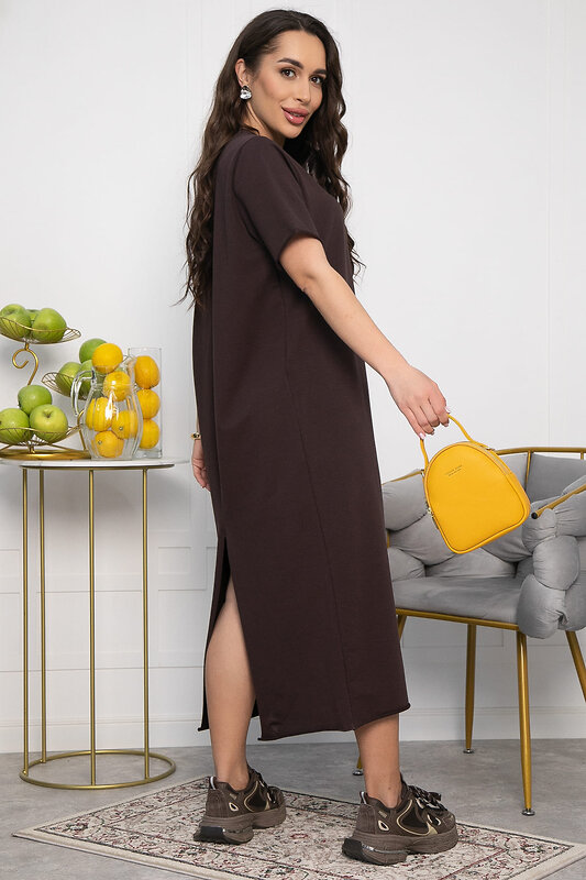 LT Collection Платье 542271 П13660-22М коричневый