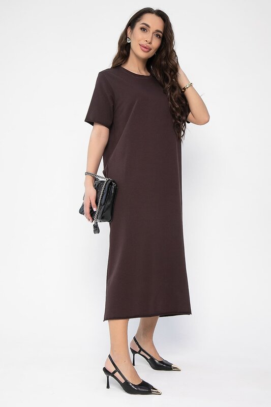 LT Collection Платье 542271 П13660-22М коричневый