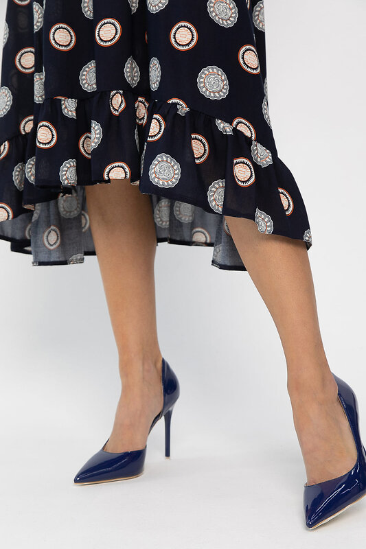 LT Collection Платье 542280 П13772-10М Темно-синий