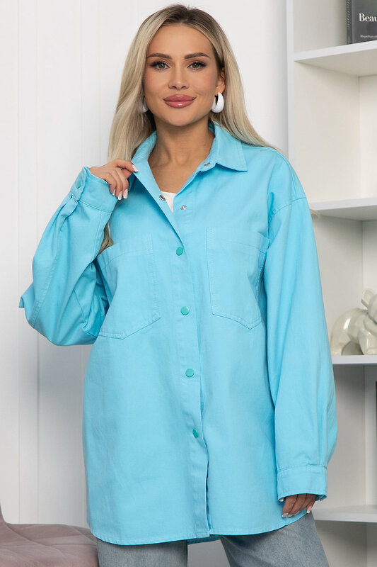 LT Collection Рубашка 542283 Б13788-4М голубой