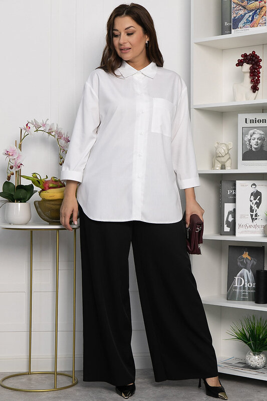 LT Collection Блуза 542286 Б13792-3М белый