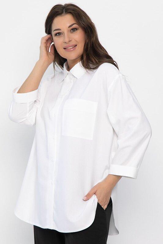 LT Collection Блуза 542286 Б13792-3М белый