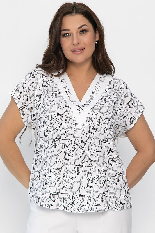 LT Collection Блуза 542287 Б13794-3М Белый