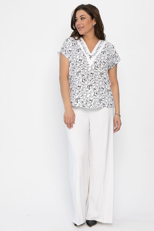 LT Collection Блуза 542287 Б13794-3М Белый