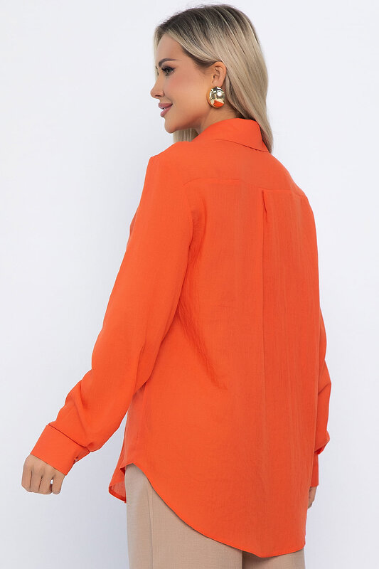 LT Collection Рубашка 542290 Б13827-7М оранжевый