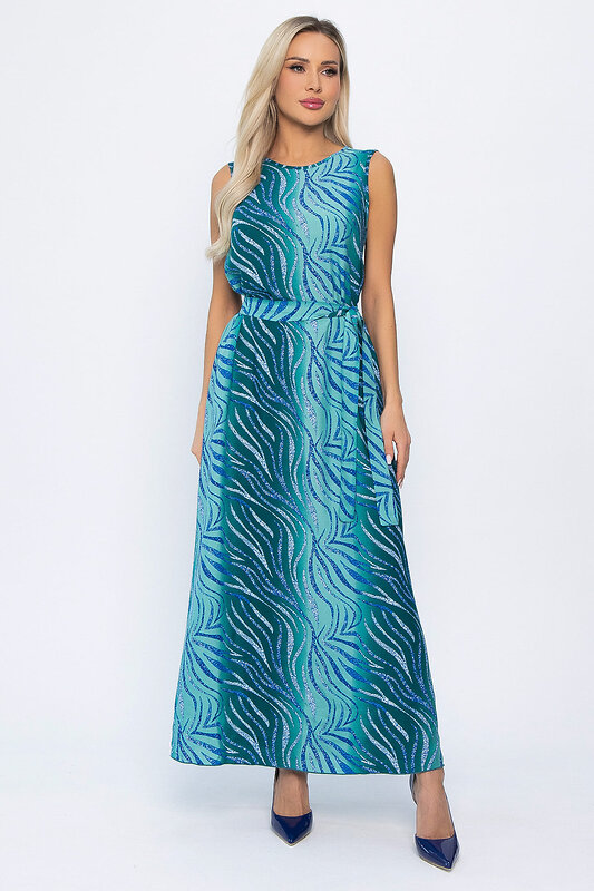 LT Collection Платье 542294 П13824-12М Лазурный