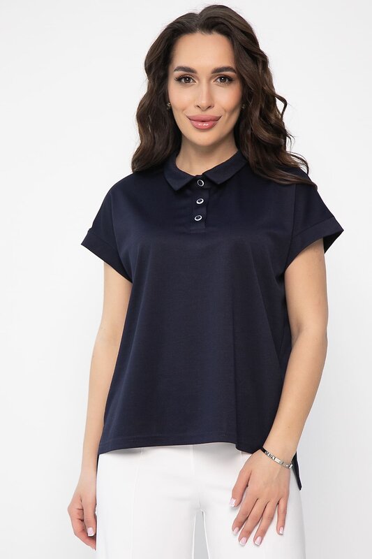 LT Collection Поло 543019 Б13636-10М синий