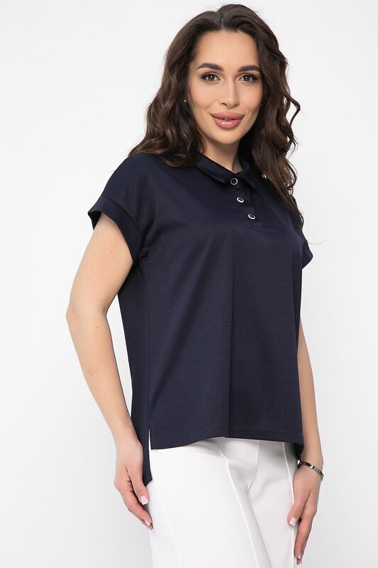 LT Collection Поло 543019 Б13636-10М синий