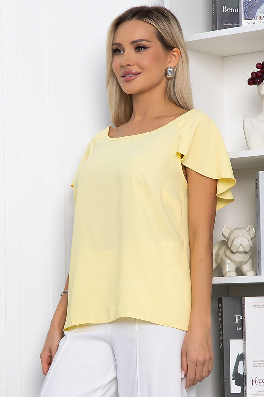 LT Collection Блуза 543023 Б13773-16М желтый