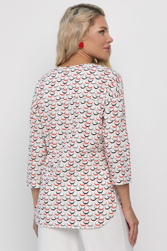 LT Collection Блуза 543024 Б13775-16М белый