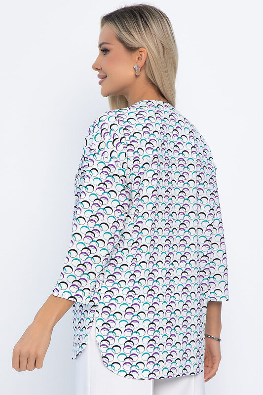 LT Collection Блуза 543025 Б13774-16М белый