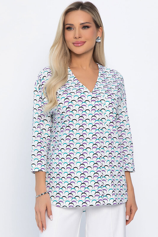 LT Collection Блуза 543025 Б13774-16М белый
