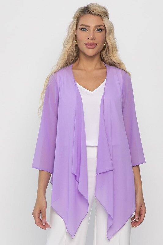 LT Collection Кардиган 543027 Б13777-16М сиреневый