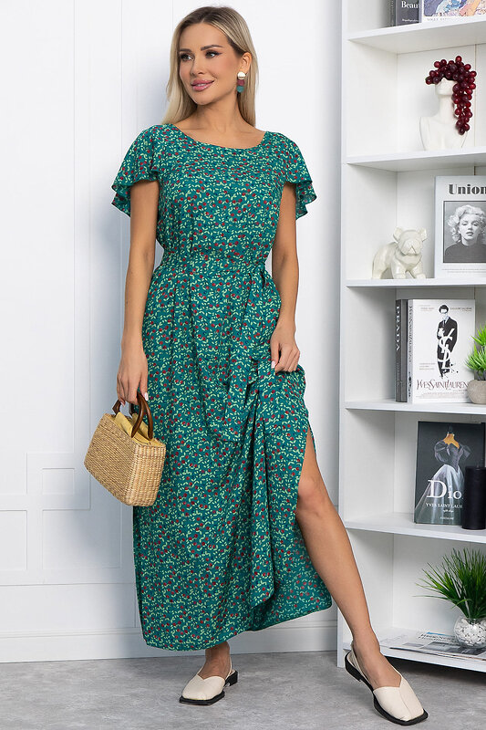 LT Collection Платье 543035 П13830-16М зеленый