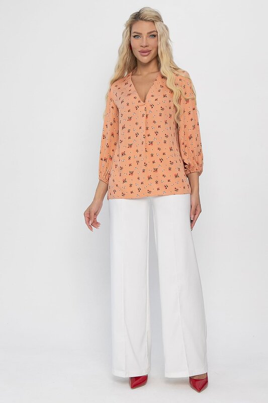 LT Collection Блуза 543038 Б13841-6М Персиковый