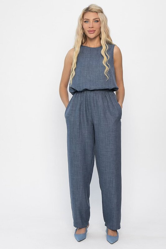 LT Collection Брюки 543040 Б13851-10М Серо-синий