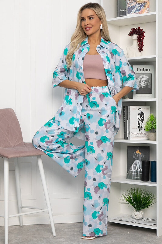 LT Collection Костюм 543205 К13807-7М бирюзовый