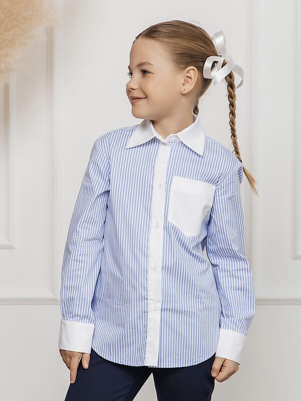 BATIK Рубашка 543300 111 ш25-1 голубой
