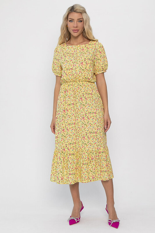 LT Collection Платье 543703 П13859-35М желтый
