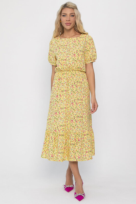 LT Collection Платье 543703 П13859-35М желтый