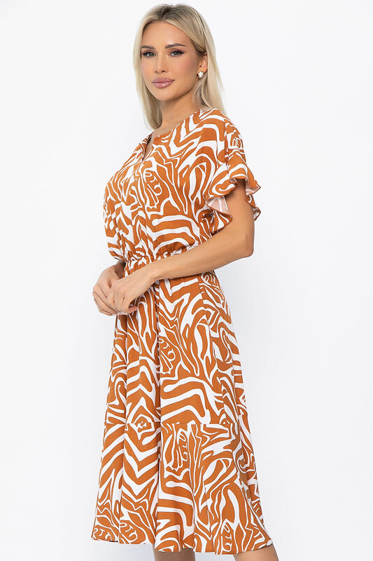 LT Collection Платье 543704 П13869-35М оранжевый