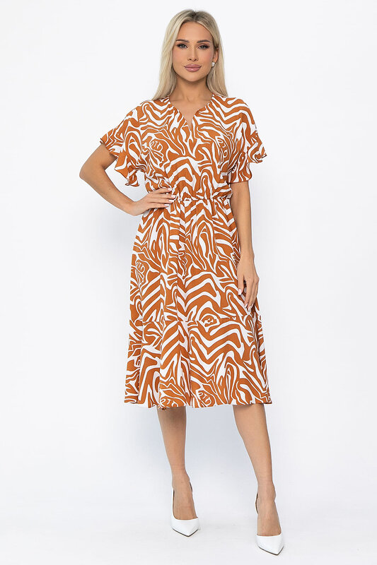 LT Collection Платье 543704 П13869-35М оранжевый