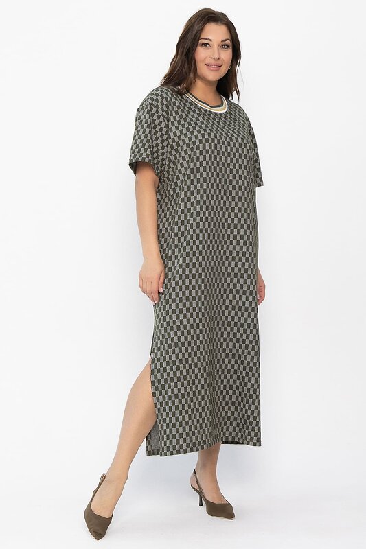 LT Collection Платье 543706 П13867-1М хаки