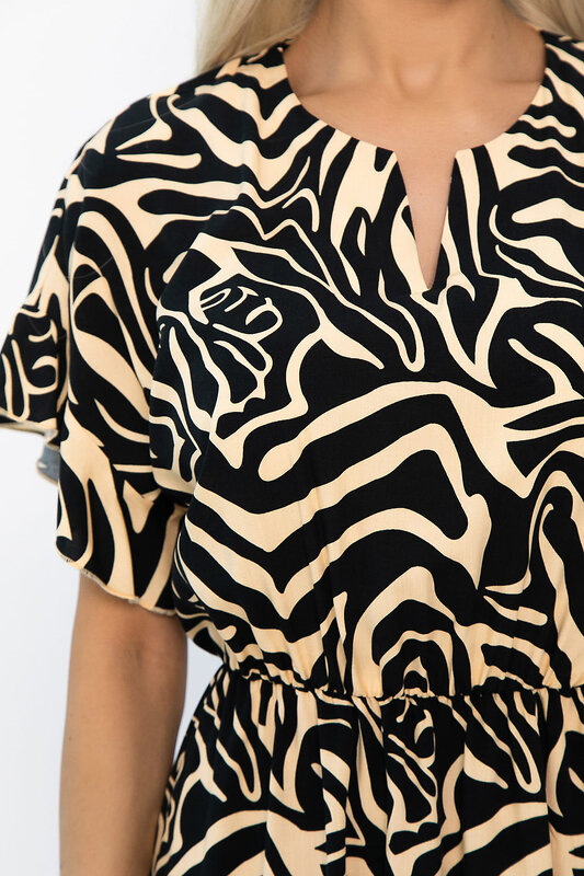 LT Collection Платье 543708 П13872-35М черно-бежевый