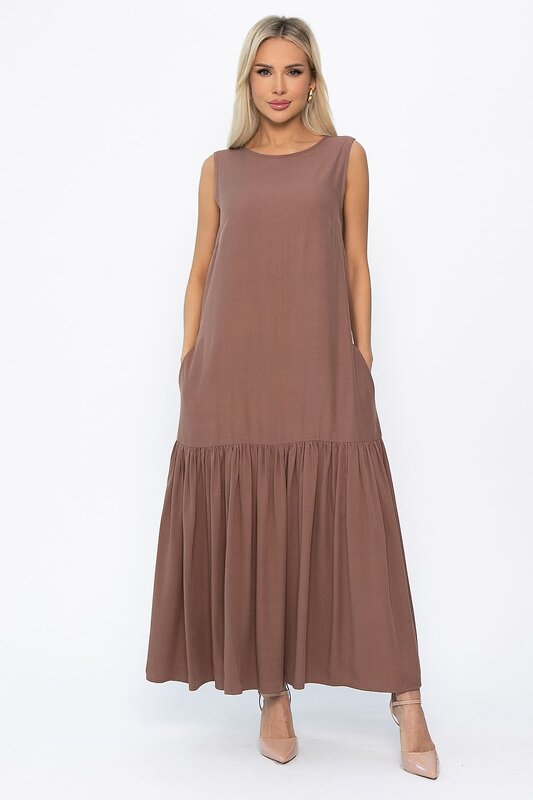 LT Collection Платье 543721 П13900-21М коричневый