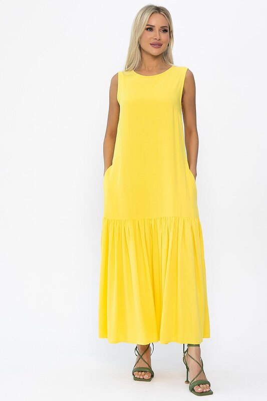 LT Collection Платье 543723 П13898-21М желтый