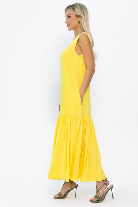 LT Collection Платье 543723 П13898-21М желтый